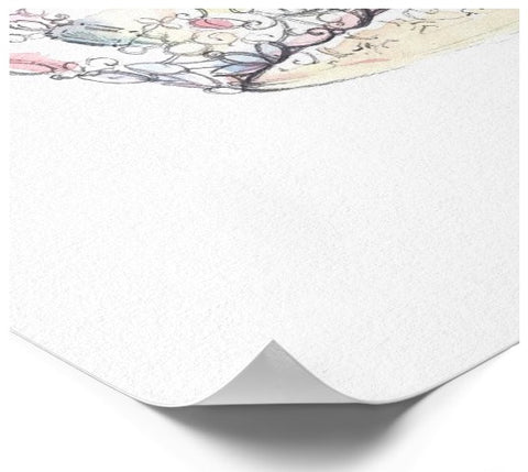 Jewel Crown Print by Heather French Henry - FREE SHIPPING