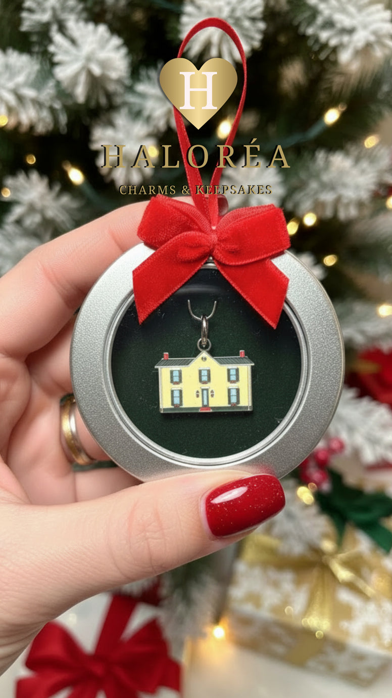 The Rosemary Clooney House Heirloom Charm - Ornament Packaging with FREE GIFT Now through CYBER MONDAY!