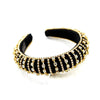 Gold Rhinestone Chunky Padded Headband